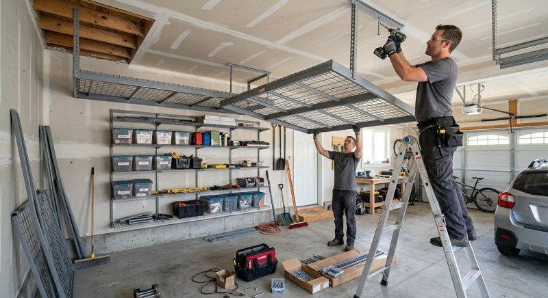 Ceiling Rack Installation in Greensboro, NC
