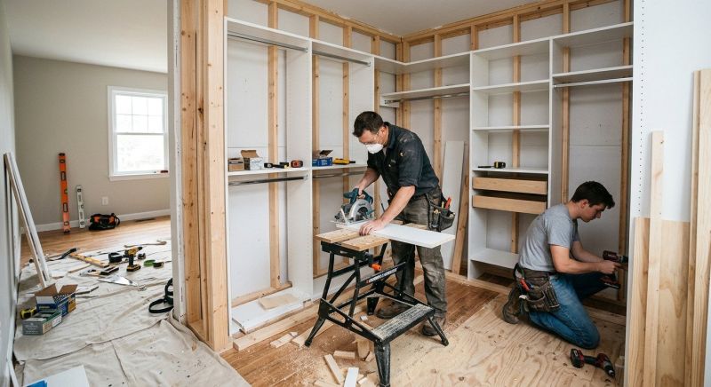 Mudroom Closet Installation in Annapolis, MD