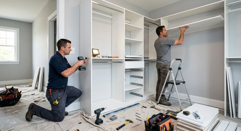 Mudroom Closet Installation in Winston Salem, NC